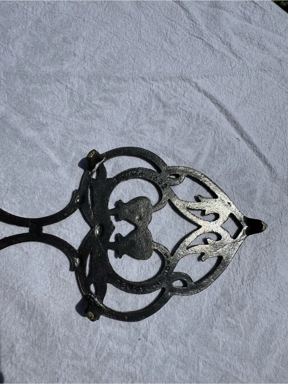 Vintage Dayagi Brass Pomegranate Trivet